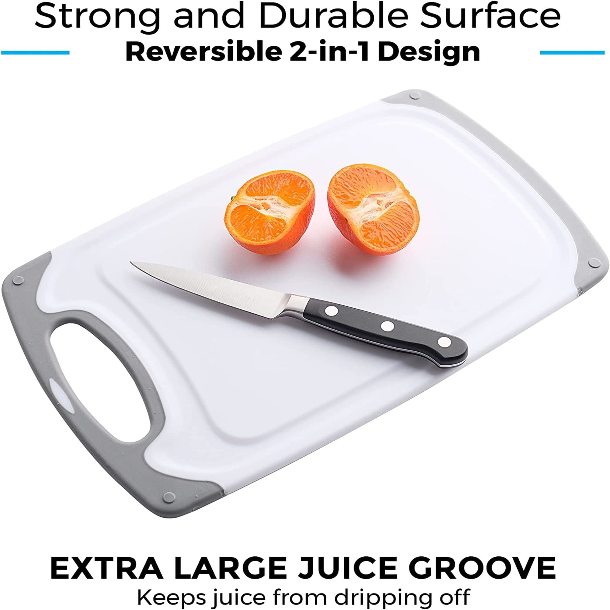 Reversible Plastic Small Cutting Boards For Kitchen 3Piece Etsy