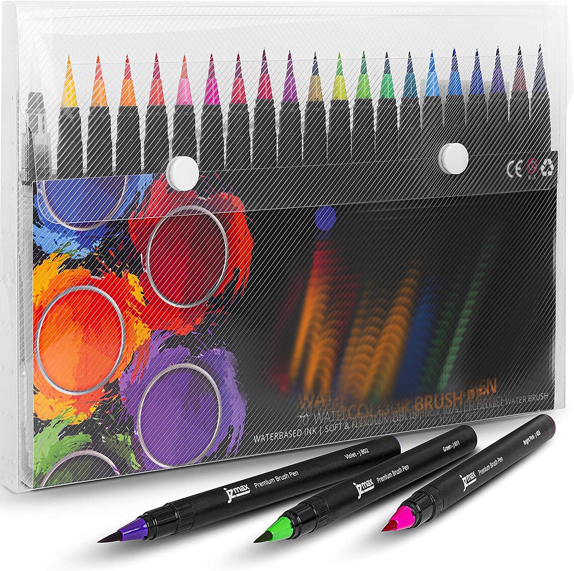 Art Supplies Watercolour Brush Pens 20 Stylos aquarelle1 Etsy