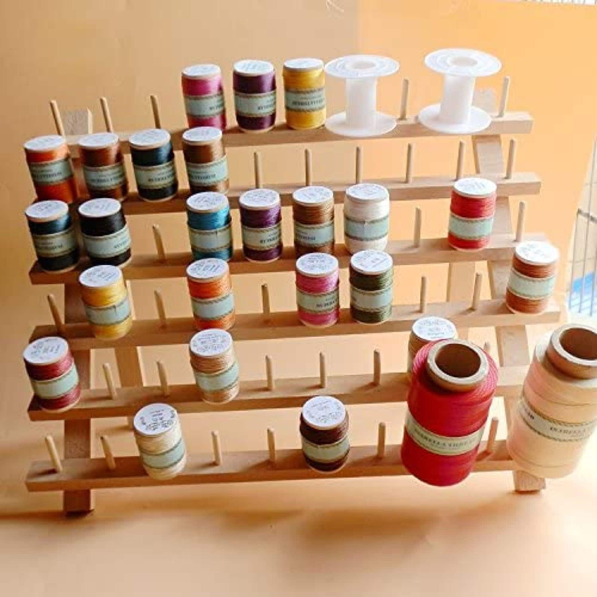 Wooden Thread Holder Sewing and Embroidery Thread Rack and Etsy