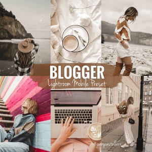 3 Blogger Mobile LIGHTROOM Presets, Natural Preset, Lightroom Mobile Preset, Influencer, Creamy, Instagram filter, Beige presets