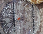 Bleikristall Tritschler Winterhalder 24 Lead Crystal Sawtooth W. Germany Platter