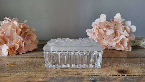 Crystal Stash Dish, Jewelry Dish, Trinket Dish, C… - image 2