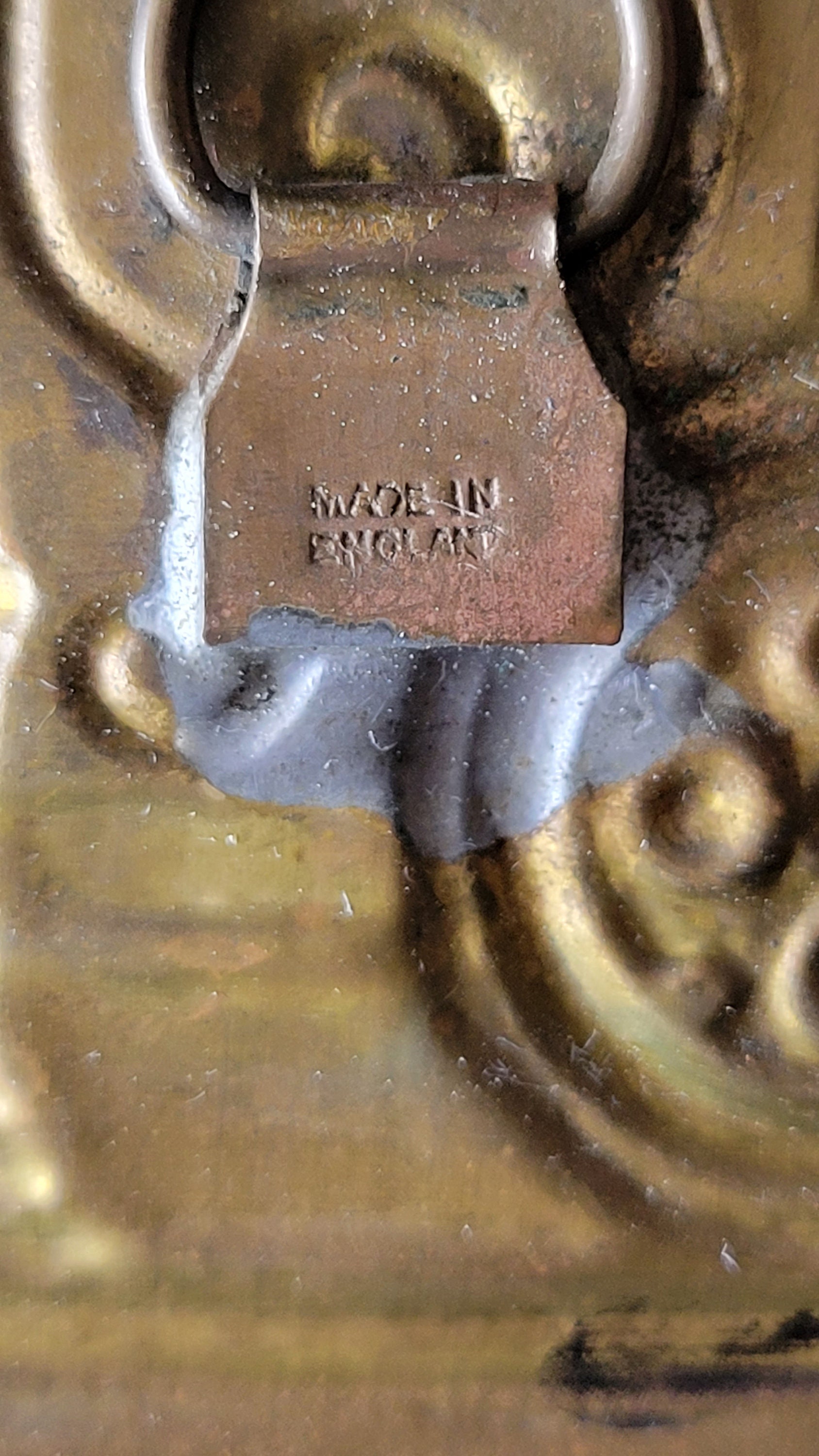 Wall Hanging Brass Wall Decor Vintage Made in England Brass - Etsy