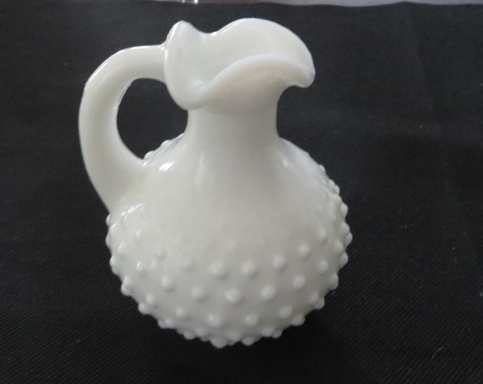 AVON VintageGlass Cruet, Vintage Cruet, Milk Glass, AVON Milk Glass Cruet or Perfume Oil Bottle