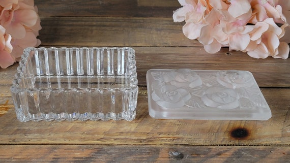 Crystal Stash Dish, Jewelry Dish, Trinket Dish, C… - image 4