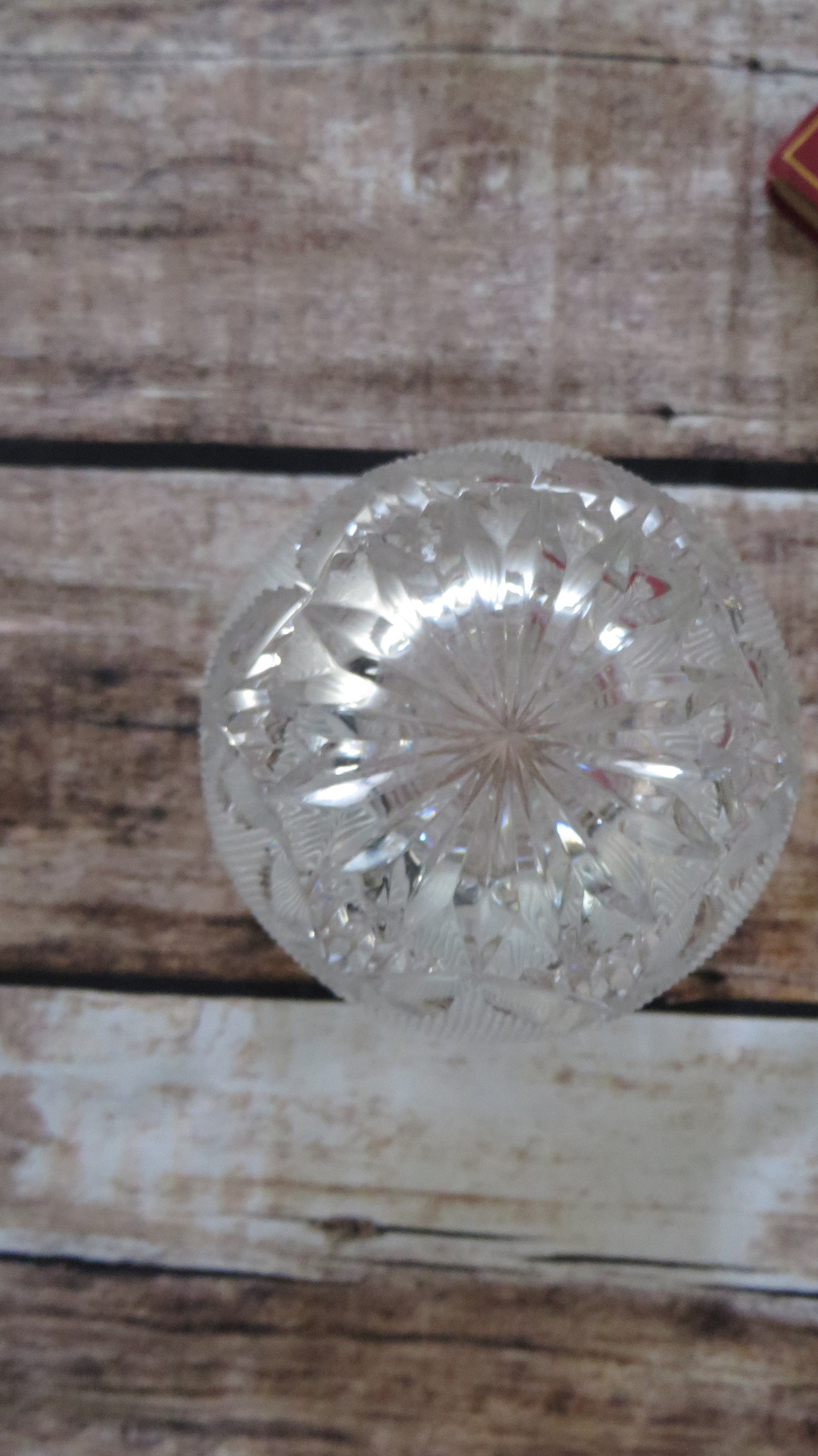 ENCHANTING HandCut USSR Glass Lead Crystal Vase Etsy