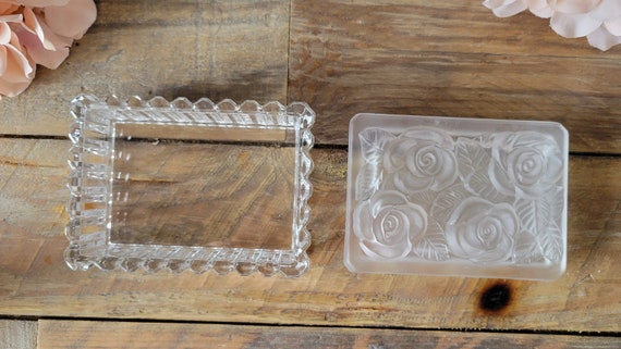 Crystal Stash Dish, Jewelry Dish, Trinket Dish, C… - image 5