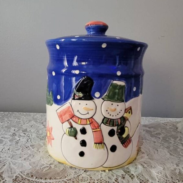 Ceramic Cookie Jar Etsy