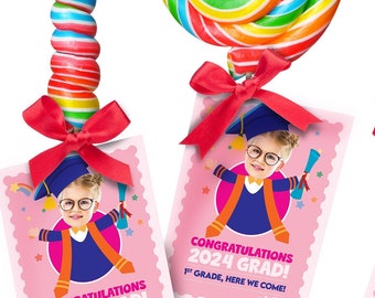 Preschool Graduation Gift Tag | Personalized Congratulations Pre-K Graduate Favor Tag