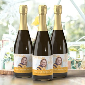 Custom I Cant Drink This But You Can Baby Shower Champagne Tag Funny Pregnancy Announcement Personalized Pregnancy Gift Mom Cant Drink Label