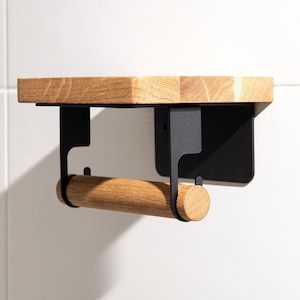 Nuovo porta carta igienica, porta WC, mensola da bagno, porta cellulare, porta carta igienica, arredo bagno, moderno, rustico, accessori