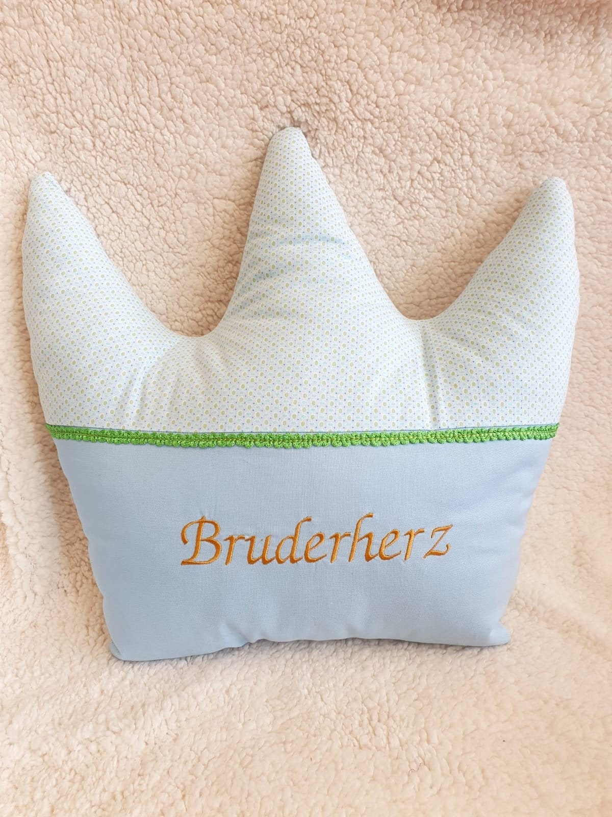 JUNIWORDS Kissen 'Schwesterherz' - Weiß-Schwarz 40x40cm Made In Germany