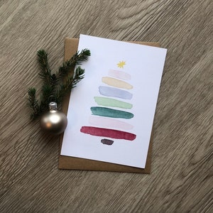 Weihnachtskarte - Tannenbaum - Weihnachtsbaum - Weihnachten - Grußkarte