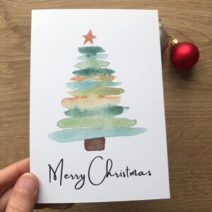 Weihnachtskarte - Tannenbaum - Weihnachtsbaum - Weihnachten - Grußkarte