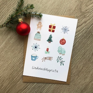 Weihnachtskarte - Weihnachtsgrüße - Weihnachten - Christmas - Grußkarte