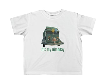It&#39;s My Birthday Trash Truck and Hank - Jersey Tee