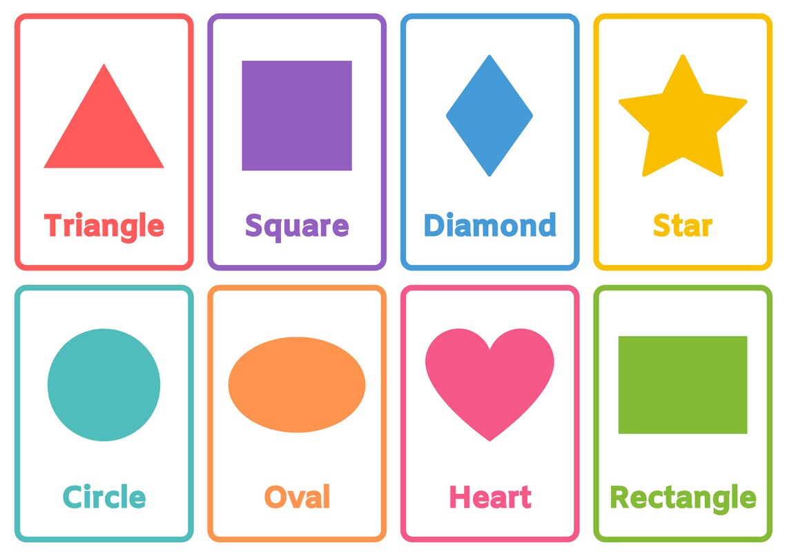 ANIMAL FLASHCARD PRINTABLES , Colors Flashcard , Shapes Flashcards ...