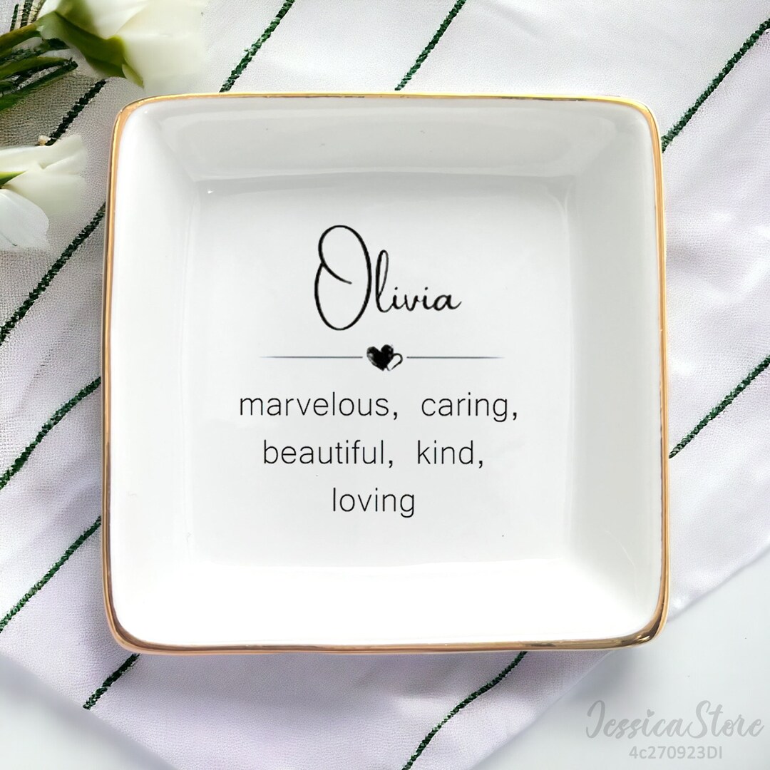 Personalized Friendship Jewelry Dish