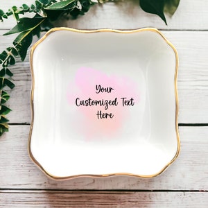 Porta anelli personalizzato - Porta gioielli personalizzato per mamma - Regalo di nozze per suocera - Per la mamma dalla figlia della sposa - Porta anelli regalo per sorella e amica
