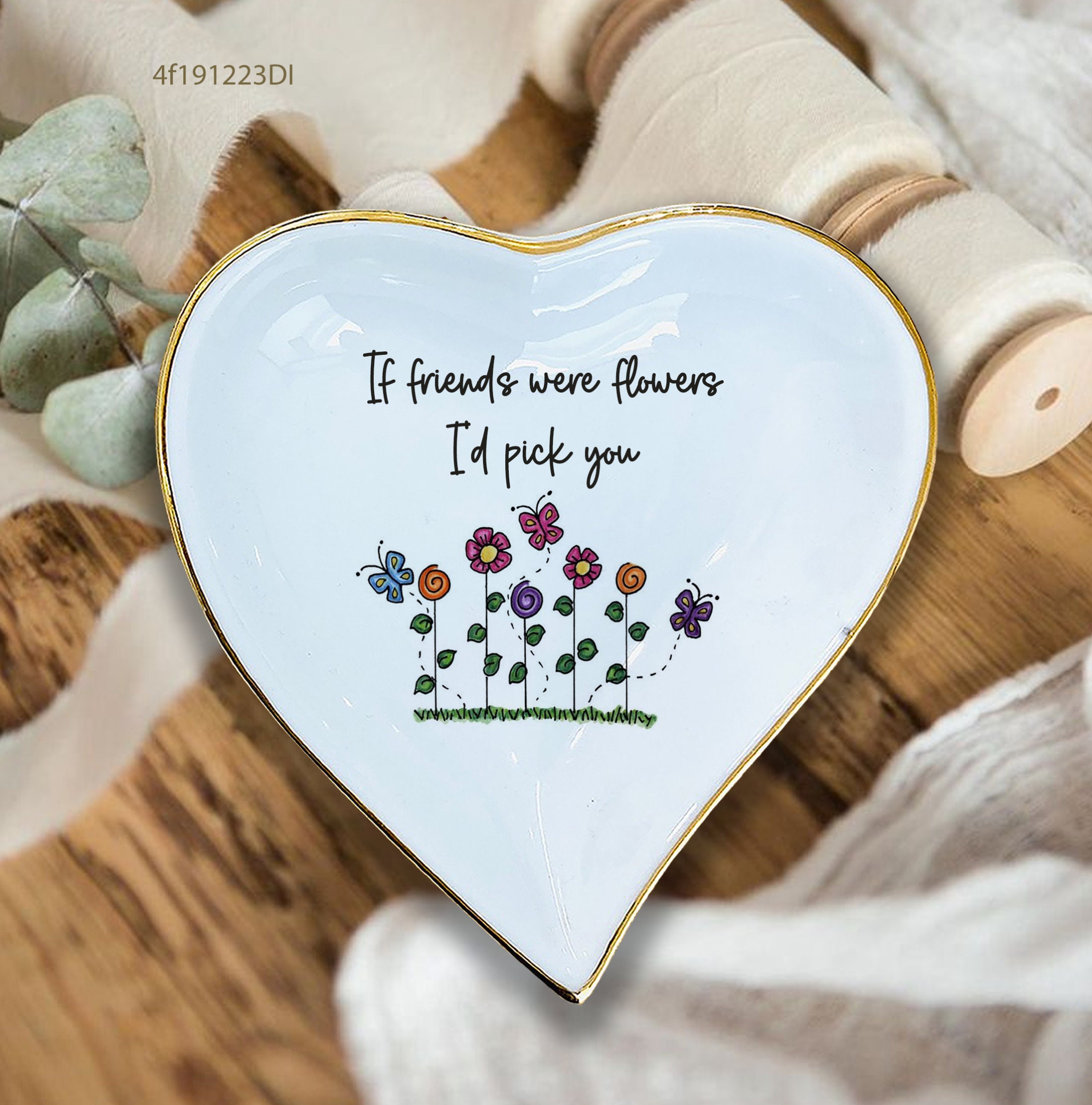 If Friends Were Flowers I'd Pick You-personalized Ring Dish-custom ...