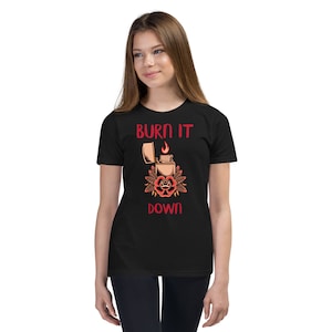 Burn It Down Youth Short Sleeve T-Shirt
