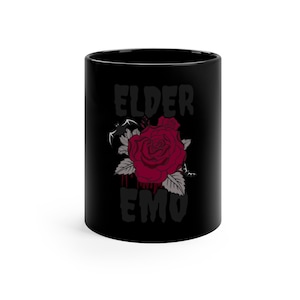 Elder Emo 11oz Black Mug