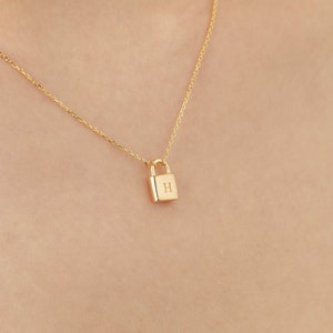 Lock Necklace Etsy
