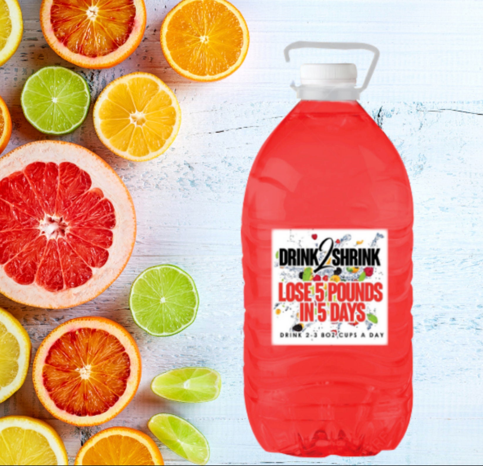 Drink 2 Shrink Detox Formula DIY Kit One Week Supply Etsy