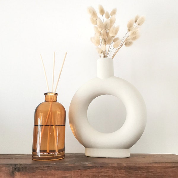 White Donut Vase Etsy