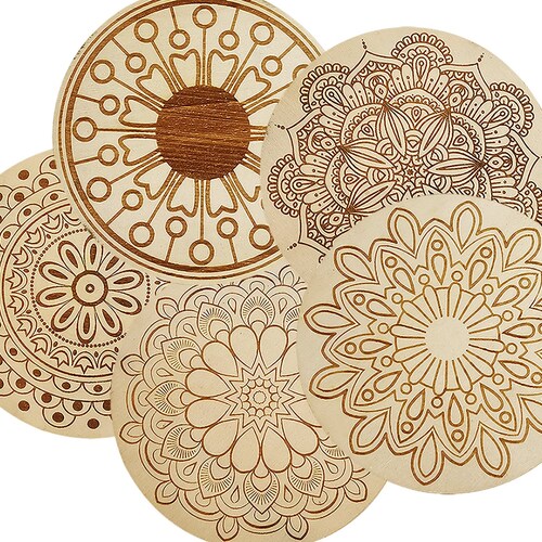 Mandala Wolf Stencil Reusable Stencils for Painting Create - Etsy