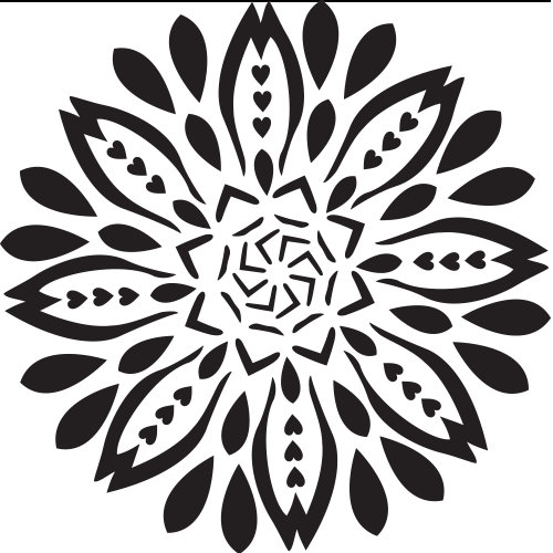 Mandala dotting stencils set of 12 12cm x 12cm reusable stencils for