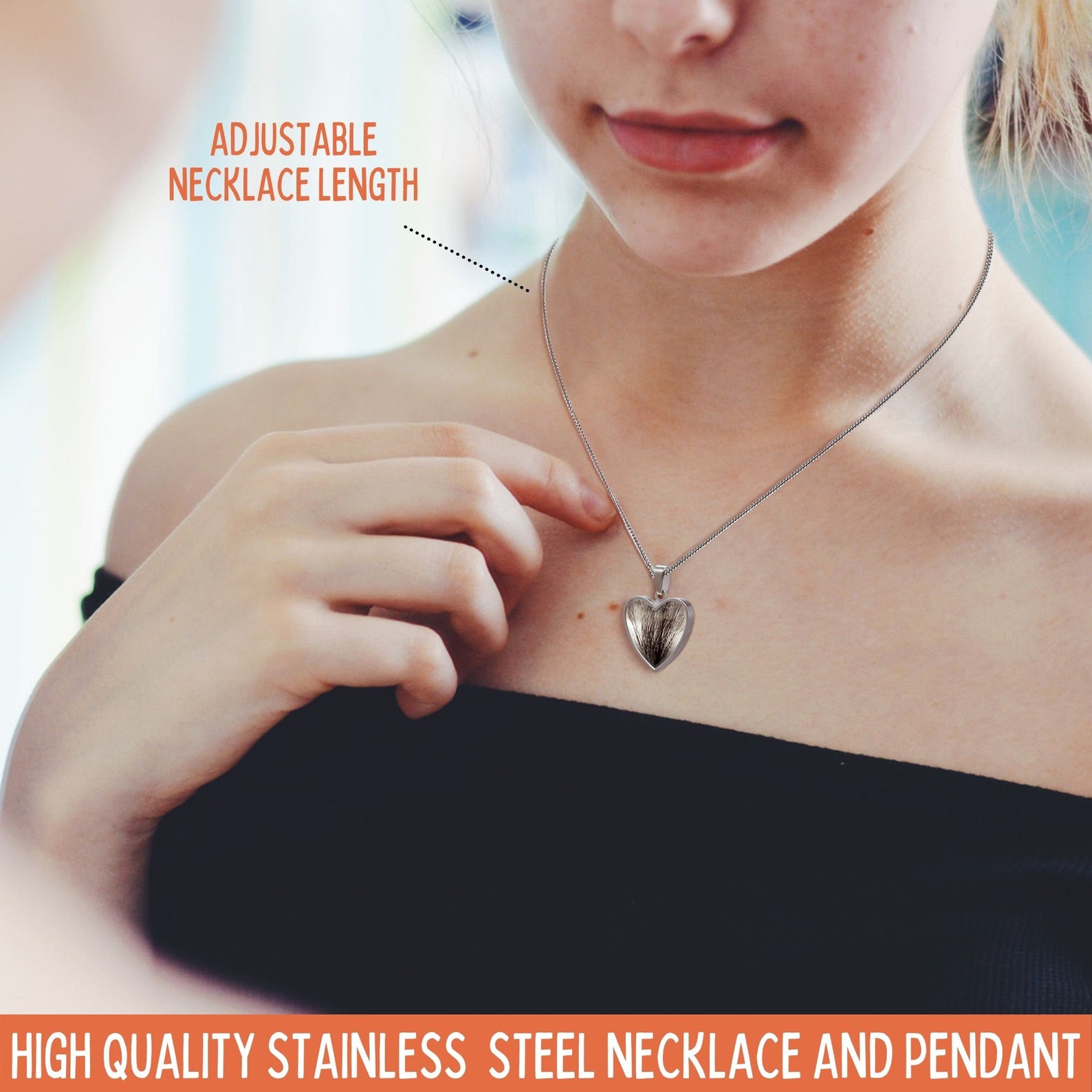 Pet Hair Memorial Jewelry for Pet Lovers Pet Memorial Gift Etsy