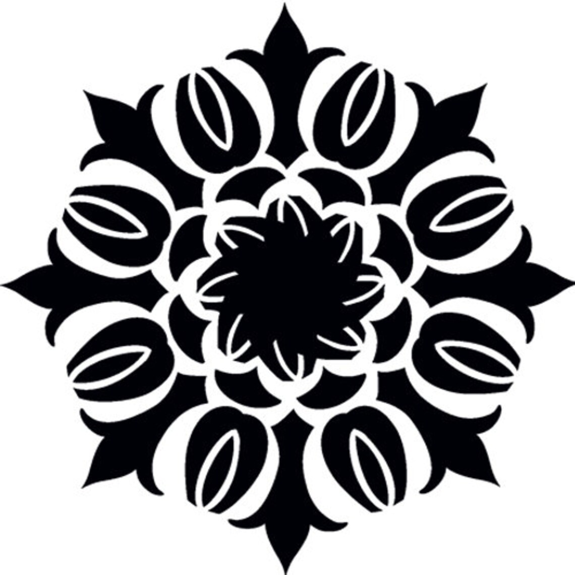 Mandala dotting stencils set of 12 12cm x 12cm reusable stencils for