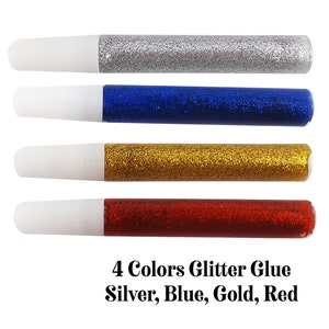 Art Glitter Glue, Art Institute Glitter Glue Dries Clear, Scrapbooking Glue,  Journal Glue, Craft Glue 