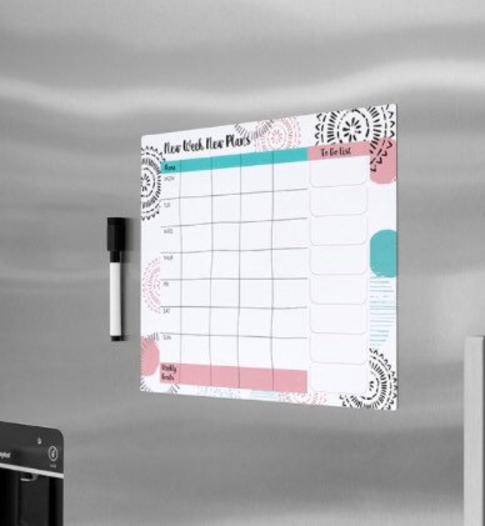 Weekly planner / whiteboard weekly planner Etsy