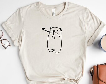 Cute Bear Shirt | Etsy