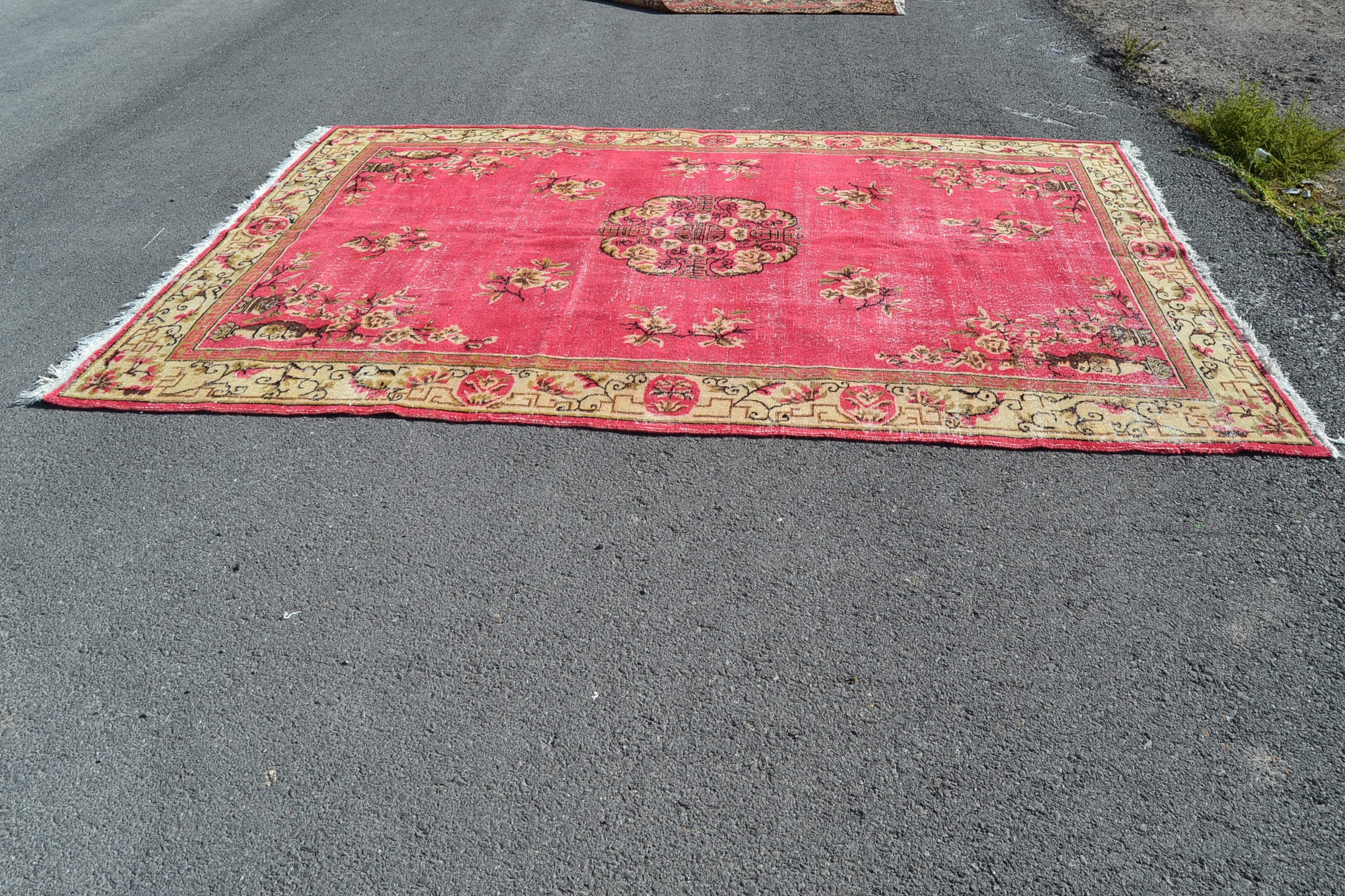 BIG DISCOUNT 7x10 ft Bordered Turkish rug Carpet Wool rug Etsy