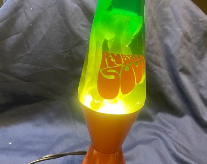 Vintage Green Beatles Rubber Soul Lava Lamp Etsy