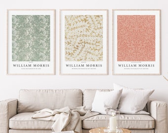 William Morris Print Set | Vintage Floral Botanical Art (Digital Download)