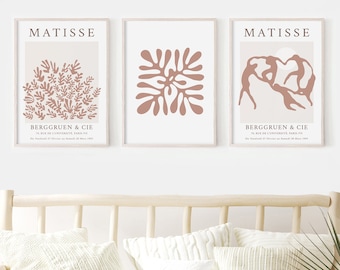Matisse Exhibition Poster Set | Abstract Gallery Wall Art