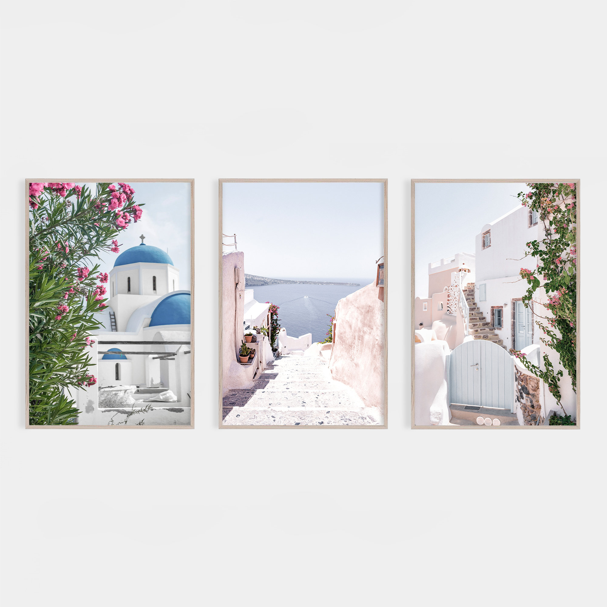 Greece Art. Greece Print Set of 3. Santorini Print. Set of 3 Etsy UK