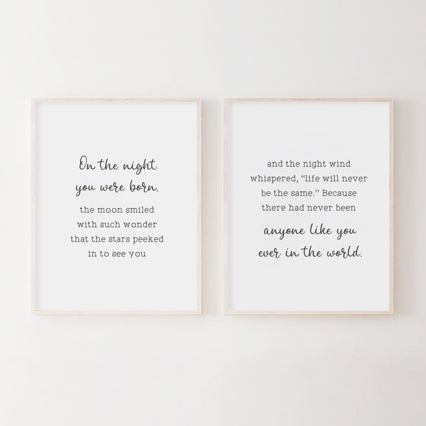 Night You Were Born Etsy