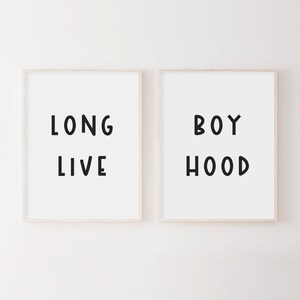 Long Live Boyhood Sign. Nursery Quote Print. Baby Boy Nursery Print. Kid Room Print. Baby boy Nursery Sign. Playroom Decor. Baby Boy Gift.