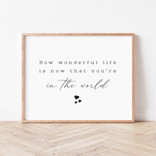 Baby Girl Nursery Decor. Nursery Quote Print. Baby Girl Room Etsy