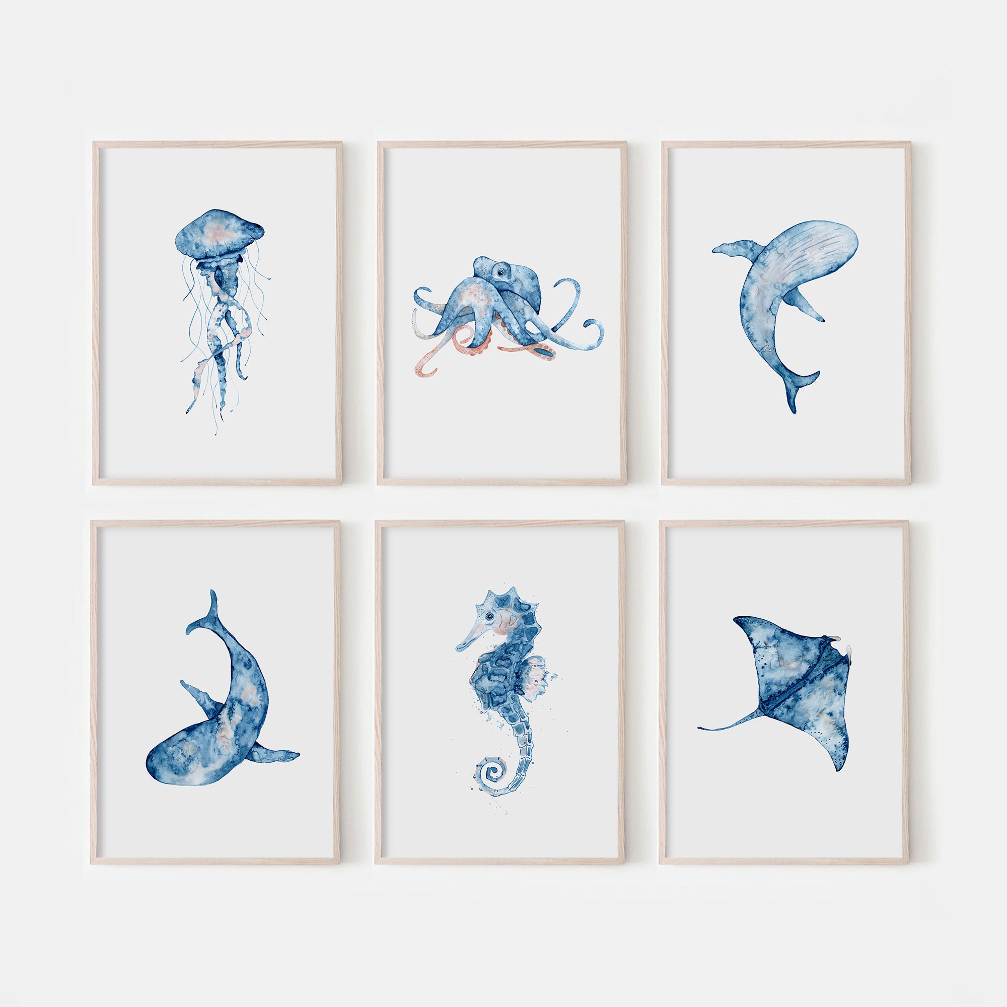 Sea Animals Prints - Etsy