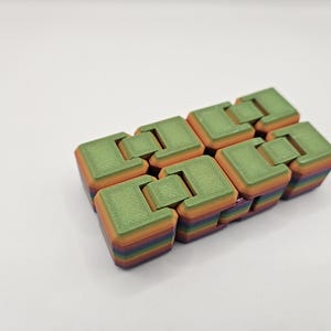 Infinite Cube, Stress Relief Toy, Birthday Fidget, Sensory Toy, Desk Toy, ADHD Fidget, 3D Printed