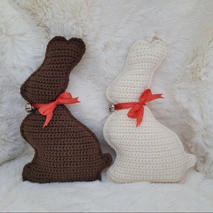 Crochet Chocolate Easter Bunny Pattern