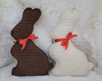 Crochet Chocolate Easter Bunny Pattern