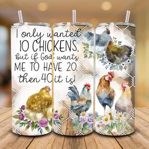 Funny Chicken Transfer, Sublimation Transfer, Ready To Press, 20 oz Tumbler Transfer, NOT A DIGITAL