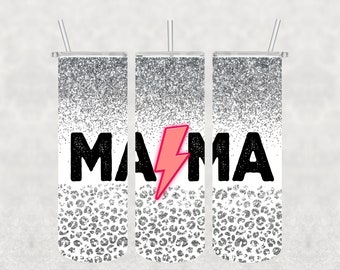 MAMA, TRANSFERENCIA DE SUBLIMACIÓN, Listo para imprimir, 20oz, Transferencia de impresión, no es digital